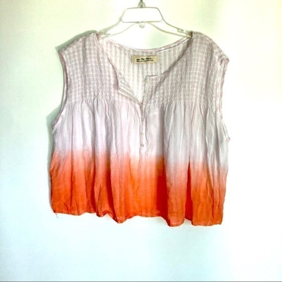 Free People Little Bit Of Something Ombre top M - Picture 2 of 8
